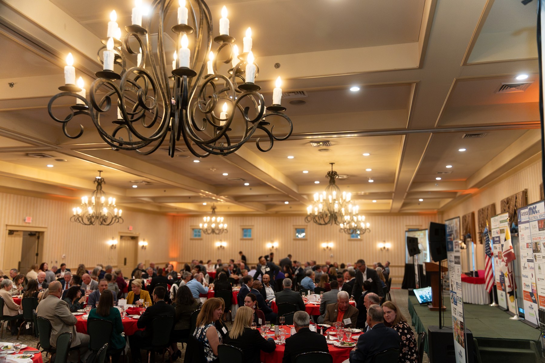 A full ballroom during the Washington County Chamber Annual Meeting
